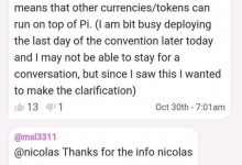 重要消息!Pi币拥有独立的区块链,不依赖比特币或以太坊等_派想网