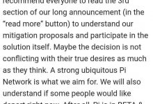 尼古拉斯在pi开发者频道发言：想走不留你，想来欢迎你_派想网