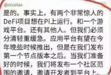 Pi未来前途无限：尼古拉斯重磅透露已经有超大平台想要在pi上运行！_派想网
