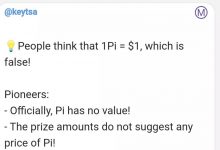 管理员紧急辟谣:1pi1美金假的!爆料官方pi价格!30000个生态等待审核!_派想网