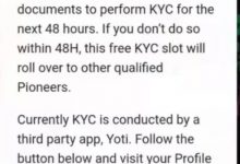 紧急提醒!大量pi友收到KYC提醒!如果你错过了KYC,点这个地方看看有没有这个按钮,赶紧去看看!_派想网