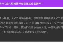 PI核心团队KYC最新内容:大规模KYC很快提供,先锋都将会获得通知!_派想网