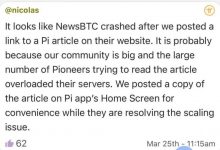 博士说：因发布一条新闻因阅读量过大导致服务器崩溃_派想网