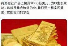 已有土豪π友愿意在产品上投资2000亿美元为π生态赋能_派想网