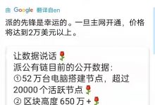 一旦正式主网,Pi价格或达到2万美元以上!_派想网