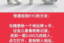 分享一个快速收到KYC的秘密！_派想网