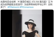 Pi是一场战斗,共识价格是武器,Pi 易货价格从 314,159 美元起!_派想网