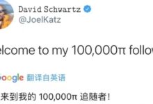 重磅!瑞波首席技术官大卫先生也是先锋!他有10W个!_派想网