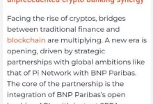 Pi Network与BNP Paribas传出合作信号,这将如何重塑银行与区块链之间的信任桥梁?_派想网