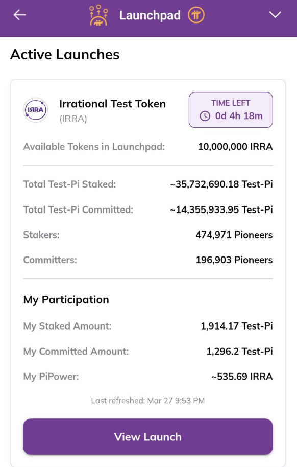 Pi Network Launchpad