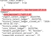 Pi Network 测试网出现新变化:Horizon 更名为 pi-horizon,协议 27 或进入最后升级阶段?_派想网