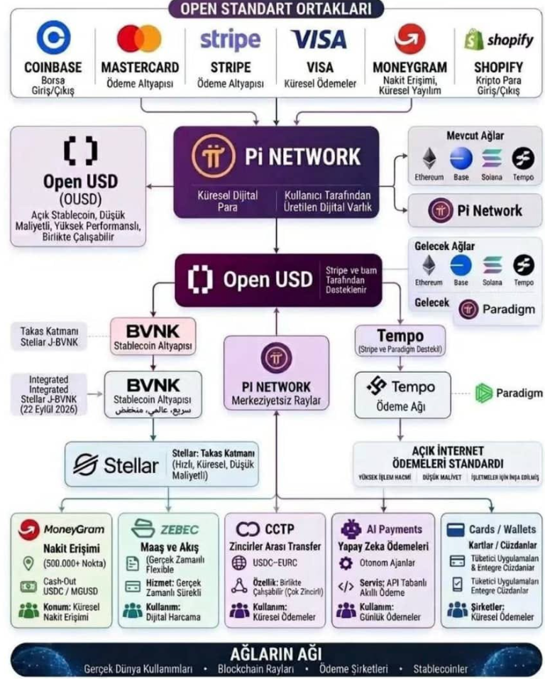 Pi Network 真的与 Visa、Mastercard、Shopify 合作了吗?